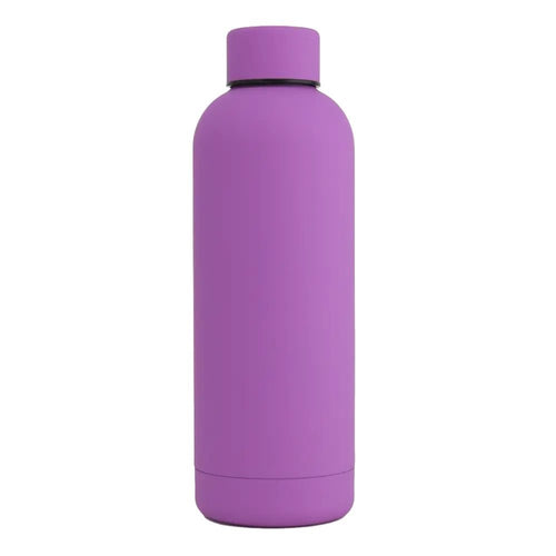 17oz Vacuum Insulated Stainless Steel Water Bottle – Rubber Coated, BPA-Free, 7 Colors